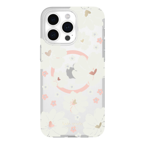 Kate Spade Protective Case with MagSafe Case เคส iPhone 15 Pro Max - Classic Peony