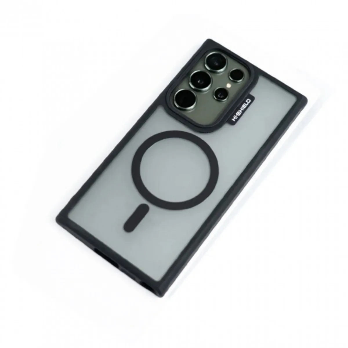 Hi-Shield Magsafe Shield Case เคส Samsung Galaxy S23 Ultra - Black - Image 1