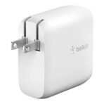 Belkin BOOST↑CHARGE™ 68W Dual USB-C PD GaN Wall Charger หัวชาร์จ GaN / PD60W Max (2พอร์ต) * พร้อมสาย USB-C Cable ขนาด 2 เมตร - Image 2