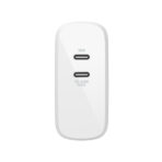 Belkin BOOST↑CHARGE™ 68W Dual USB-C PD GaN Wall Charger หัวชาร์จ GaN / PD60W Max (2พอร์ต) * พร้อมสาย USB-C Cable ขนาด 2 เมตร - Image 4