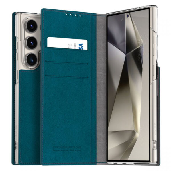 ARAREE Mustang Diary Case เคส Samsung Galaxy S24 Ultra - Ash Blue
