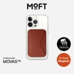 MOFT Snap Phone Stand & Wallet (MagSafe) - Sienna Brown
