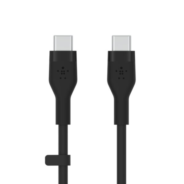 Belkin BoostCharge Flex Silicone Cable 60W (CAB009bt1MBK) สายชาร์จ USB-C to C (1 เมตร) – Black