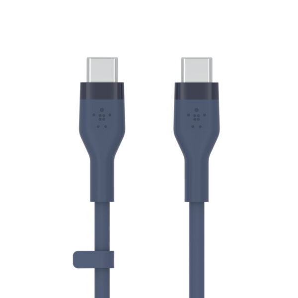 Belkin BoostCharge Flex Silicone Cable 60W (CAB009bt1MBL) สายชาร์จ USB-C to C (1 เมตร) – Blue