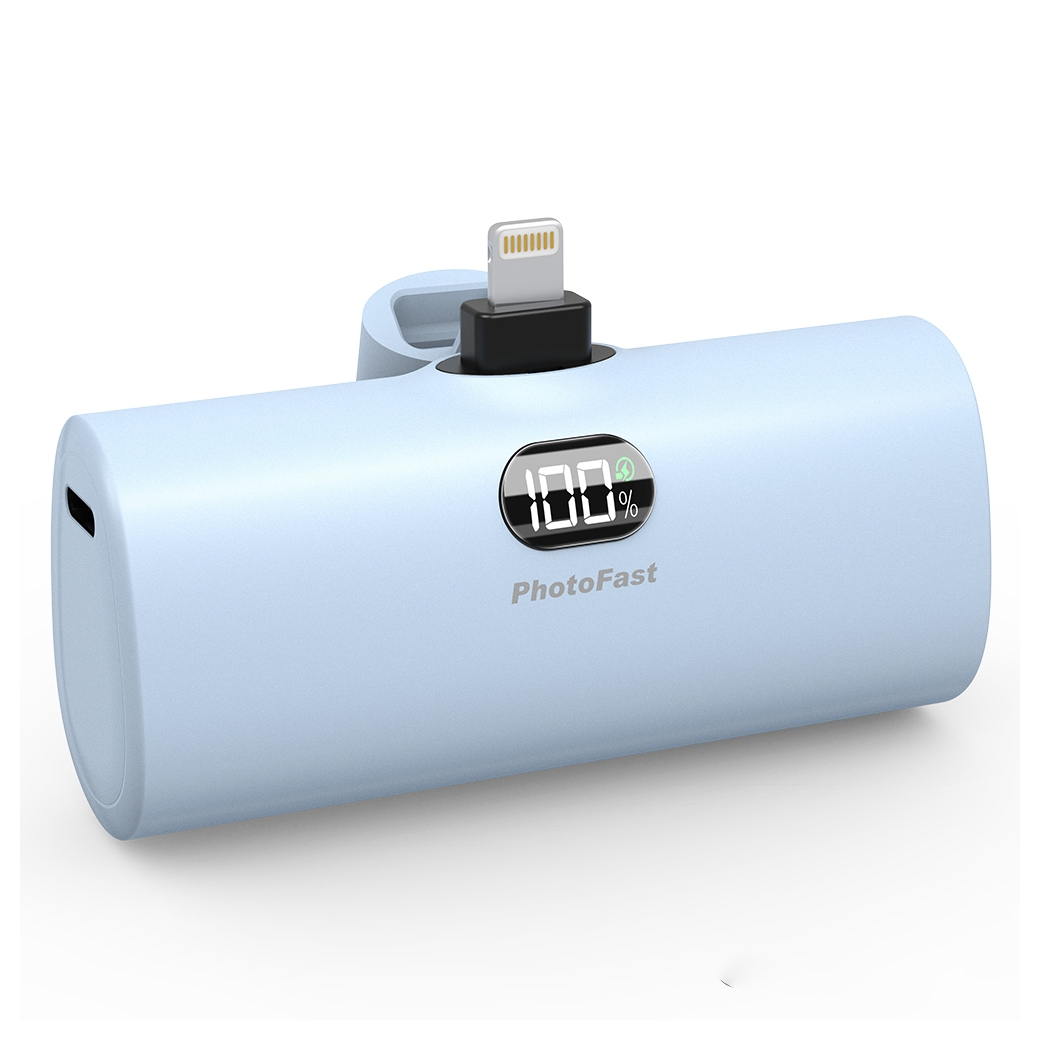 Photofast Lighting Power PD หัวชาร์จ Lightning 5,000mAh PD20W - Blueberry Photofast Lighting Power PD หัวชาร์จ Lightning 5,000mAh PD20W - Blueberry - Image 1