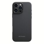 Pitaka MagEZ Case Pro 4 เคส iPhone 16 Pro - Black/Grey Twill (600D)