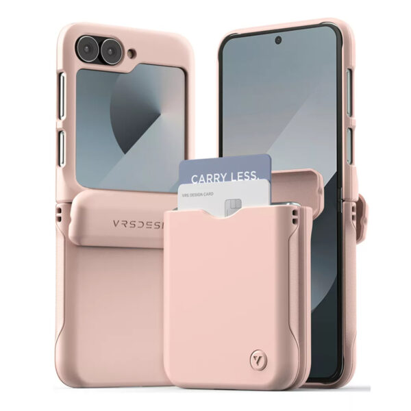 VRS Terra Guard Modern Go Case เคส Samsung Galaxy Z Flip 6 - Pink Sand