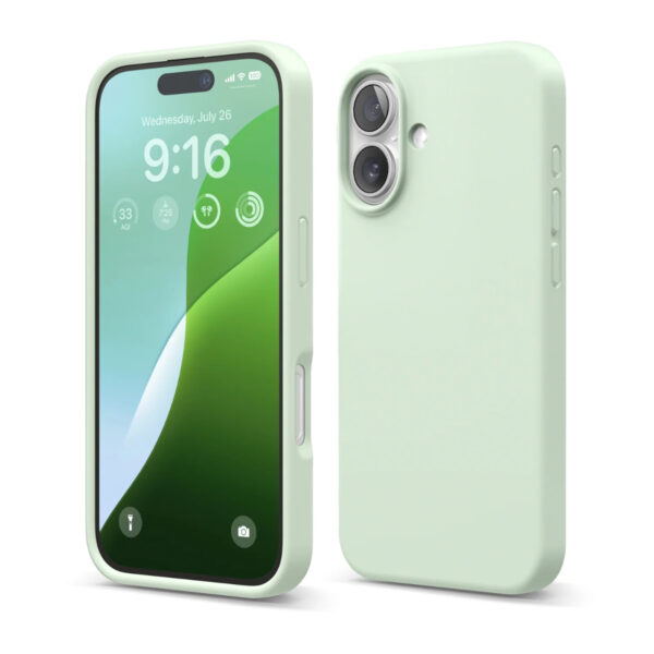 Elago Liquid Silicone Case เคส iPhone 16 - Soft Mint