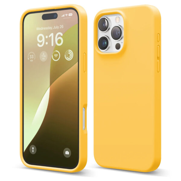 Elago Liquid Silicone Case เคส iPhone 16 Pro Max - Sunshine