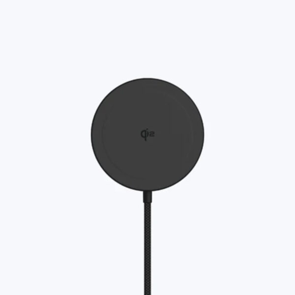 Mazer MagPad Qi2 Certified 15W Portable Charging Pad with Stand (M-qi2-MagPad-BK) - Black