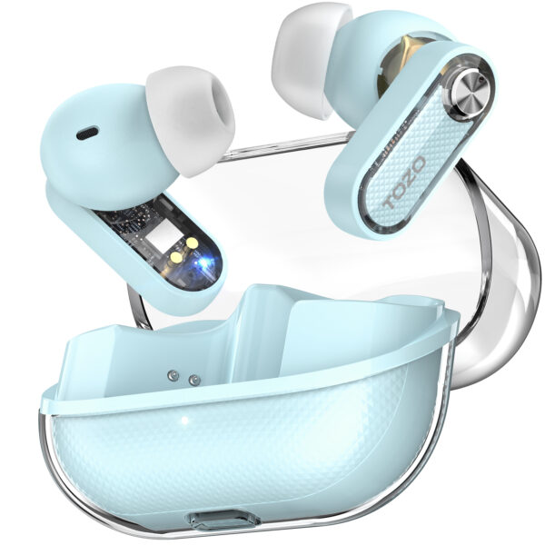 TOZO Aerosound 3 Hybrid Active Noise Cancelling Wireless Earbuds - Blue