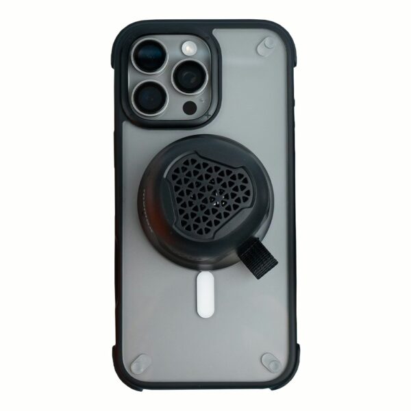 [Set] ลำโพง 1-VibeGo+เคส Momax CaseFORM Air (Magnetic) เคส iPhone 16 Pro Max – Black