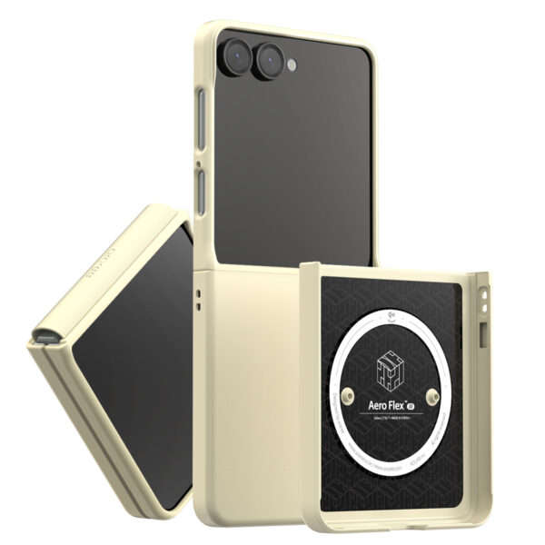 Araree Aero Flex M Case เคส Samsung Galaxy Z Flip 7 - Cream [Pre-Order]