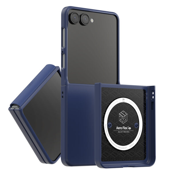 Araree Aero Flex M Case เคส Samsung Galaxy Z Flip 7 - Navy Blue [Pre-Order]