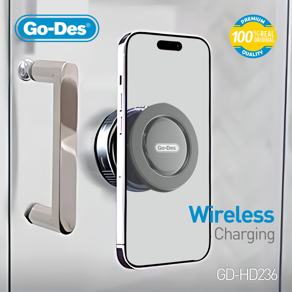 HD236_4_1024x1024 Go-Des Electric Vacuum Suction Cup Wireless Charging 15W (GD-HD236) - Image 1