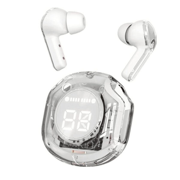 Gizmo Crystal Bluetooth Earphone หูฟังไร้สายตัดเสียงรบกวน รุ่น GB-06 - White