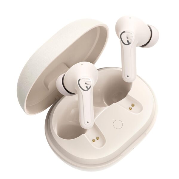 Soundpeats T3 Pro Wireless TWS Earbuds With ANC - Cream