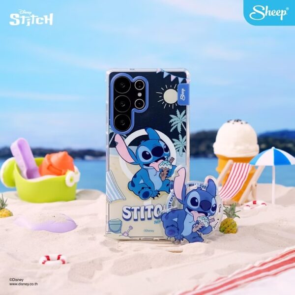 Sheep Disney Stitch Collection Magsafe Case เคส Samsung Galaxy S25 Ultra - Stitch Beach