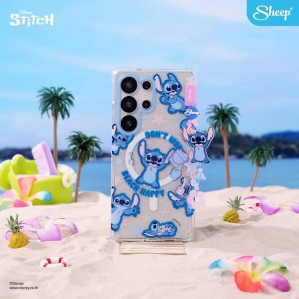 Sheep Disney Stitch Collection Magsafe Case เคส Samsung Galaxy S23 Ultra - Stitch Flower