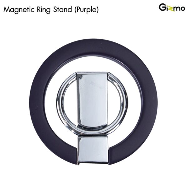 Gizmo Magnetic Phone Ring Holder Foldable - Purple