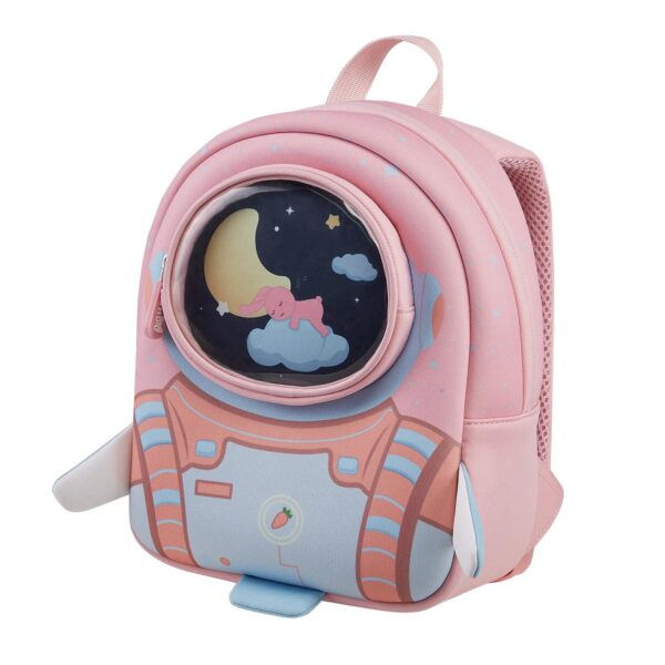 NoHoo Rocket backpack (NB019) กระเป๋าสำหรับเด็ก - Pink