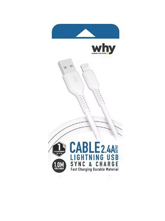 Why Space3 Lightning 1m. (UC-2151B) - White