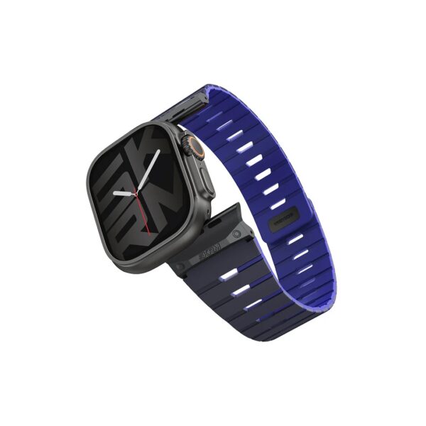 SKINARMA Gemini สายสำหรับ Apple Watch Series 6/7/8/9/10/Ultra (42/44/45/46/49 MM) - Navy Blue