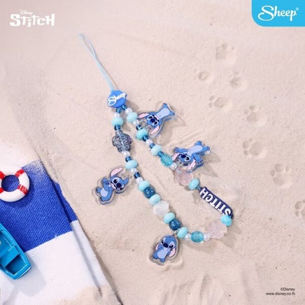 Sheep Charm Disney Stitch Collection สายคล้องมือ - Stitch Flower