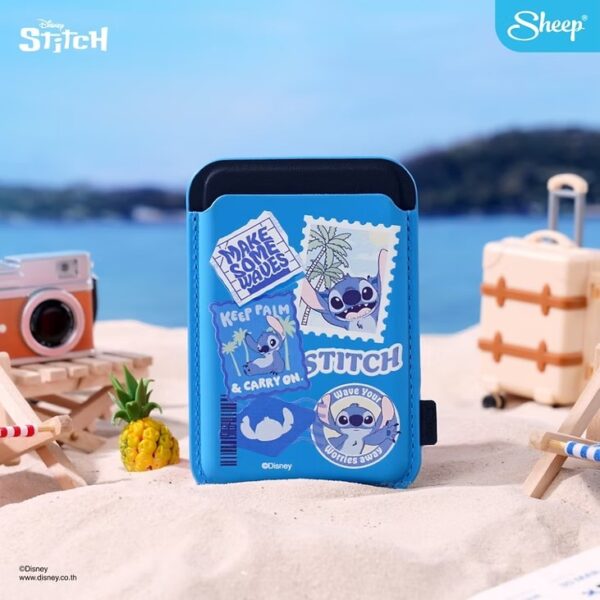 Sheep Magnetic Wallet Disney Stitch Collection - Stitch Travel [Pre-Order]