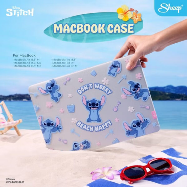 Sheep Macbook Disney Stitch Collection Case Macbook Pro 16 - Stitch Flower