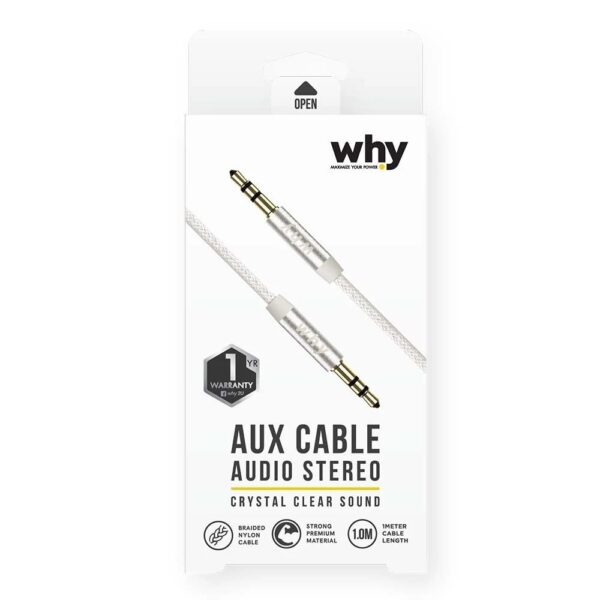 Why Link3 Aux 1M (AU-1031) - Silver