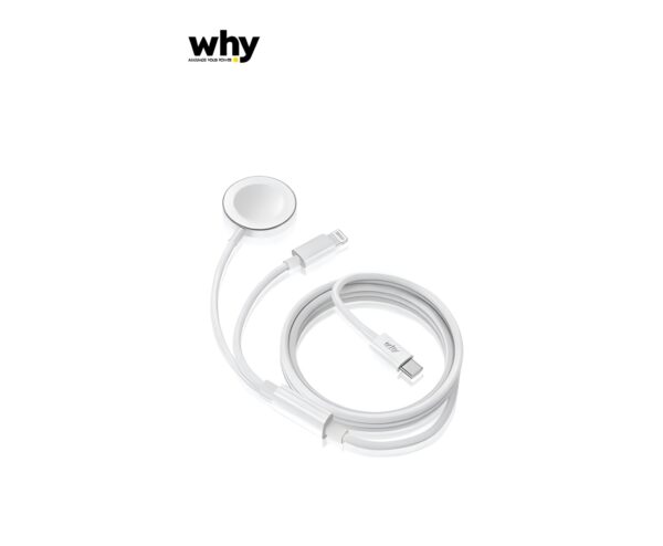 Why iWatch UC-2181E 2in1 Cable Charge Type-C to Apple Watch (2.5W) & Lightning (12W)