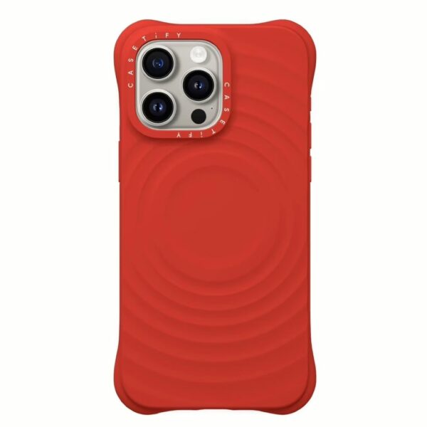 Casetify Ripple Case เคส iPhone 15 Pro Max – Red