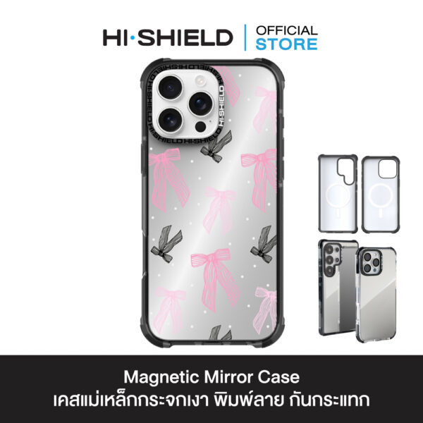HI-Shield Magnetic Mirror Case เคส iPhone 16 Pro - S164