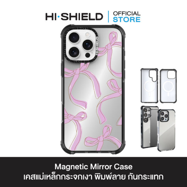 HI-Shield Magnetic Mirror Case เคส iPhone 16 Pro - S165