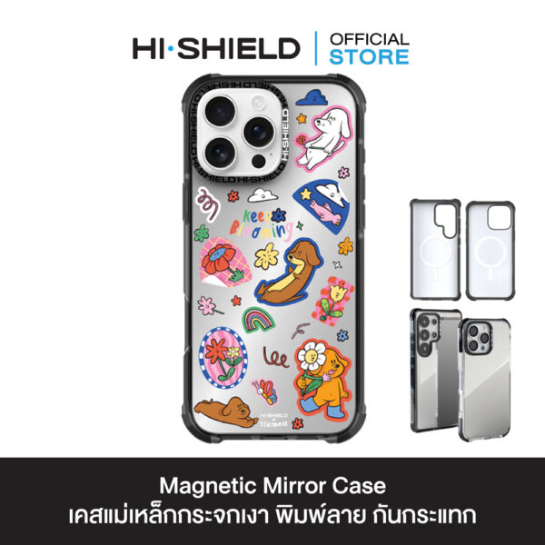 HI-Shield Magnetic Mirror Case เคส iPhone 16 Pro - S172