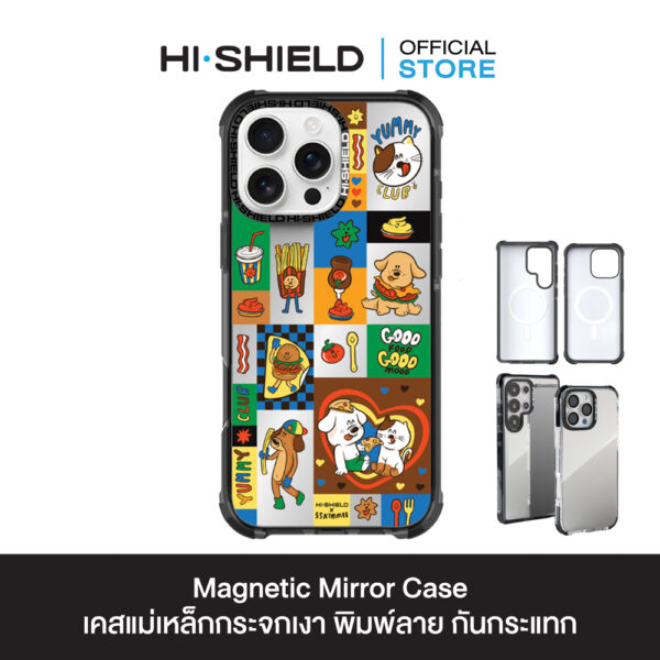HI-Shield Magnetic Mirror Case เคส iPhone 16 Pro - S173