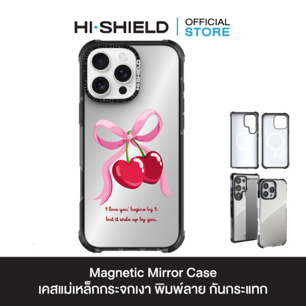 HI-Shield Magnetic Mirror Case เคส iPhone 16 Pro Max - S175