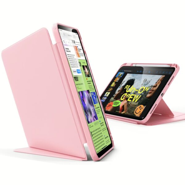 ESR Flip Magnetic Case (Pencil Holder) Case เคส iPad 11″ (A16/2025), iPad 10.9″ (10th/2022) -  Pink