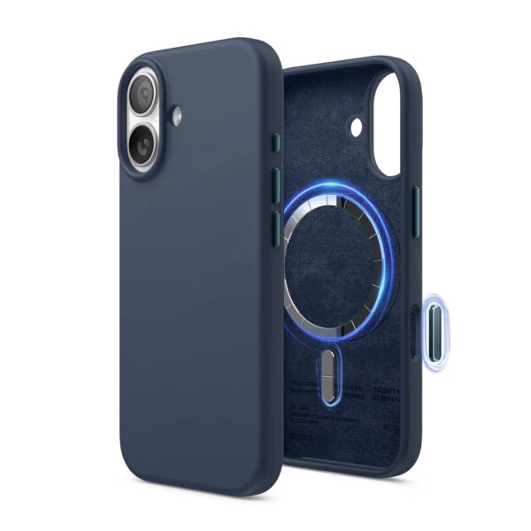 Elago Magnetic Silicone Case (Camera Control Key Included) เคส iPhone 17 -  Jean Indigo [Pre-Order]