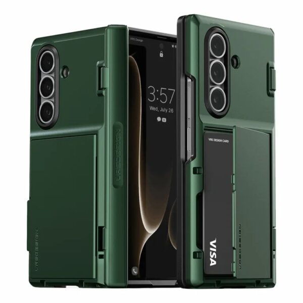 VRS Modern Go Case เคส Samsung Galaxy Z Fold 7 - Metallic Green [Pre-Order]