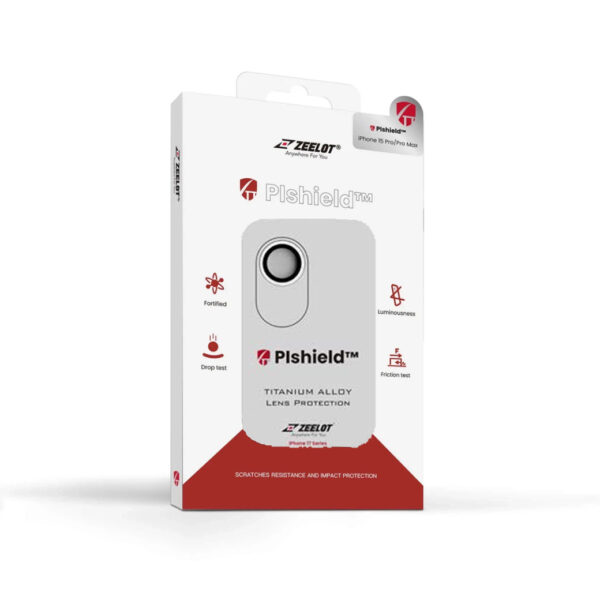 ZEELOT Pishield Titanium Alloy Lens Protector แหวนกันรอยเลนส์กล้อง – iPhone 17 (Silver) [Pre-Order]