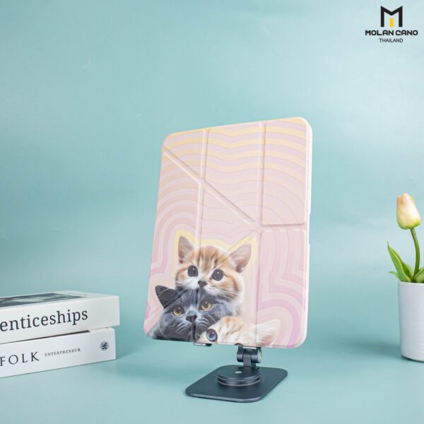 Molan Cano Printing Multi stand Case เคส iPad Gen10 / Gen11 (2022-2025) – Ripple Kitten Pink