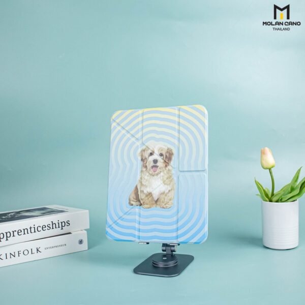 Molan Cano Printing Multi stand Case เคส iPad Gen10 / Gen11 (2022-2025) – Ripple Puppy Blue