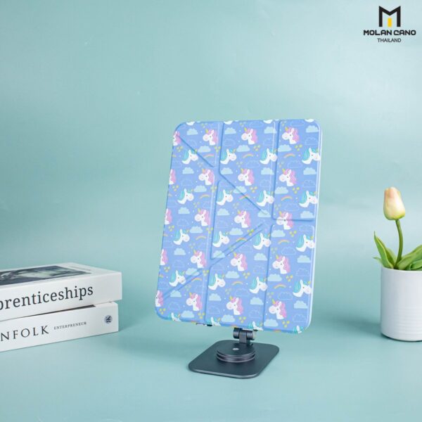Molan Cano Printing Multi stand Case เคส iPad Gen10 / Gen11 (2022-2025) – Colorful Unicorn Blue