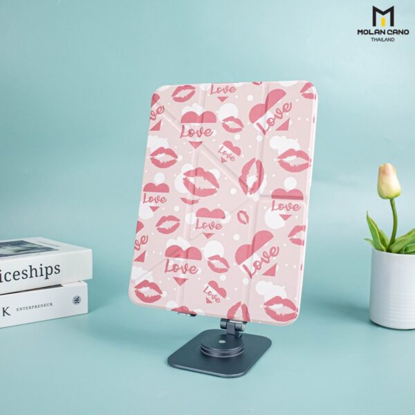 Molan Cano Printing Multi stand Case เคส iPad Gen10 / Gen11 (2022-2025) – Lipslove Pink