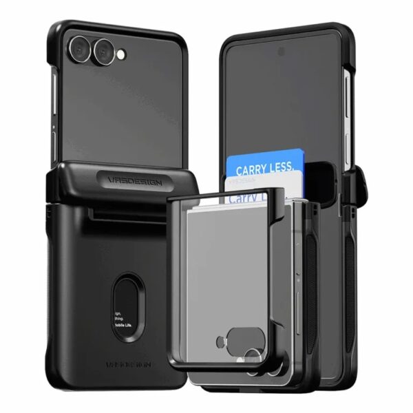 VRS Modern Go Case เคส Samsung Galaxy Z Flip 7 - Black [Pre-Order]
