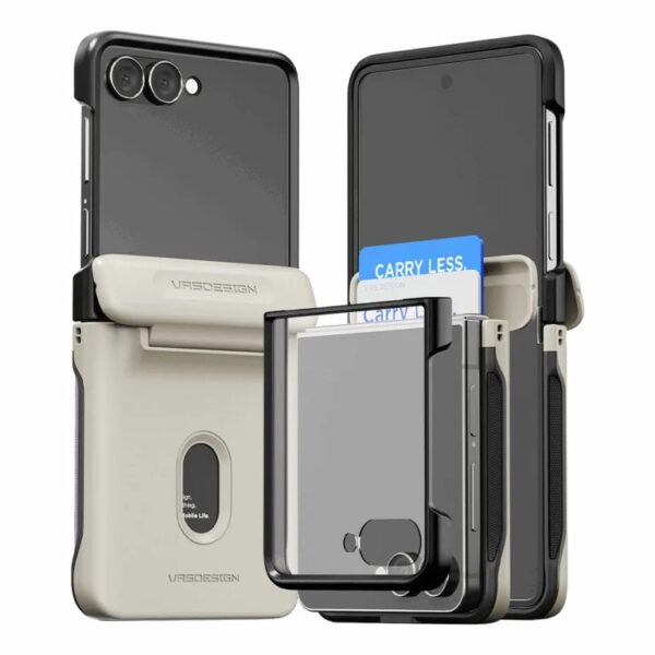 VRS Modern Go Case เคส Samsung Galaxy Z Flip 7 - Cream [Pre-Order]