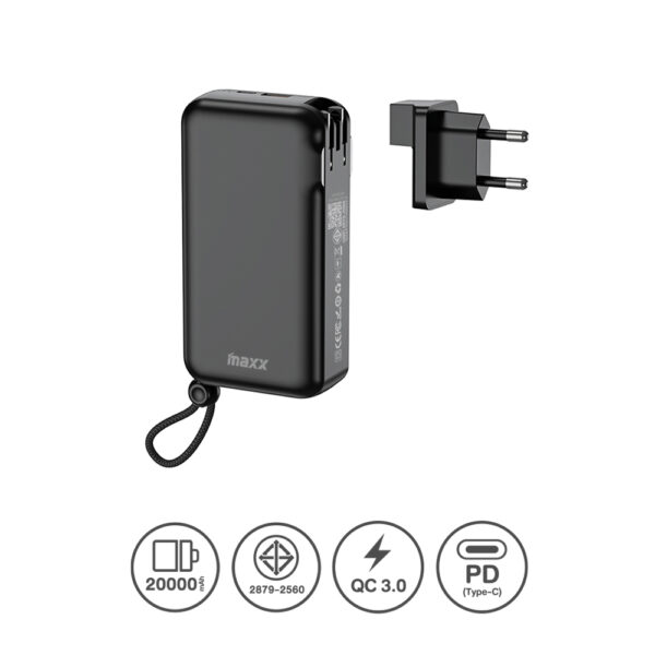 REMAX Maxx Power Bank 20000mAh (REW2047) - Black