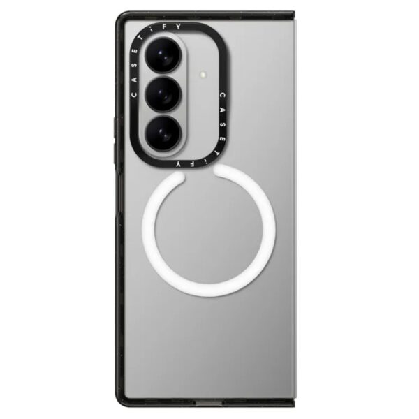 Casetify Impact Case with Magnetic Case เคส Galaxy Z Fold 7 –  Clear/Black